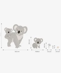 Lilipinso Grand Sticker Famille Koalas En Vinyle Mat Multicolore -Boutique KidKraft grand sticker famille koalas en vinyle mat multicolore 2