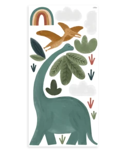 Lilipinso Grand Sticker Grands Dinosaures En Vinyle Mat Multicolore