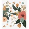 Lilipinso Grand Sticker Grands Fleurs En Vinyle Mat Multicolore