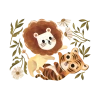 Lilipinso Grand Sticker Jeu Tigre Et Lion En Vinyle Mat Multicolore -Boutique KidKraft grand sticker jeu tigre et lion en vinyle mat multicolore