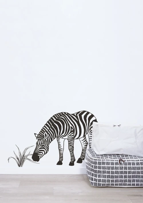 Lilipinso Grand Sticker Le Zèbre En Vinyle Mat Noir 4 Lilipinso Grand Sticker Le Zèbre En Vinyle Mat Noir – Image 2