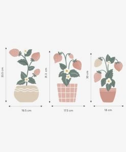 Lilipinso Grand Sticker Les Fraisiers En Vinyle Mat Rose 7 Lilipinso Grand Sticker Les Fraisiers En Vinyle Mat Rose -Boutique KidKraft grand sticker les fraisiers en vinyle mat rose 1
