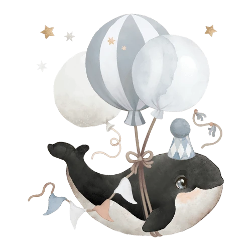 Lilipinso Grand Sticker Orque Et Ballons En Vinyle Mat Bleu 3 Lilipinso Grand Sticker Orque Et Ballons En Vinyle Mat Bleu