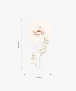 Lilipinso Grands Stickers Le Coquelicot En Vinyle Mat Multicolore -Boutique KidKraft grands stickers le coquelicot en vinyle mat multicolore 2