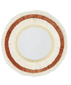 Maisons Du Monde Miroir Beige Et Terracotta D46
