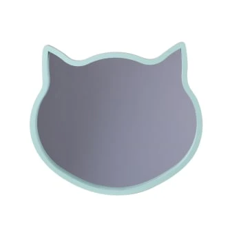 TOILINUX Miroir Chat Pour Chambre D'enfant L. 36 Cm Vert 5 TOILINUX Miroir Chat Pour Chambre D'enfant L. 36 Cm Vert – Image 3
