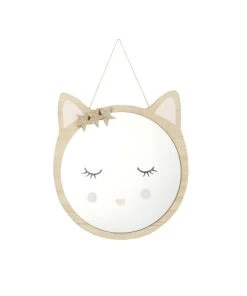 Maisons Du Monde Miroir Chat Rose Et Doré H29