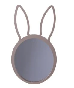 TOILINUX Miroir Lapin Pour Chambre D'enfant L. 48 Cm Marron
