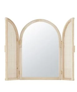 Maisons Du Monde Miroir Persiennes En Cannage Beige 48x71