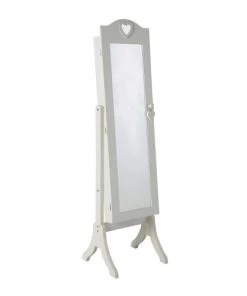 Maisons Du Monde Miroir Sur Pied Avec Rangement Blanc 42x160