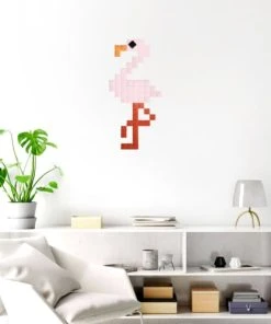 Fenel & Arno Mosaïque Flamant Rose En Verre Rose -Boutique KidKraft mosaique flamant rose en verre rose 2