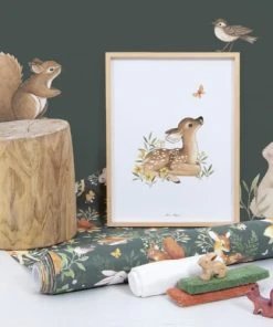 Lilipinso Papier Peint Amis De La Forêt En Papier Vert Bouteille 50cm X 10m 11 Lilipinso Papier Peint Amis De La Forêt En Papier Vert Bouteille 50cm X 10m -Boutique KidKraft papier peint amis de la foret en papier vert bouteille 50cm x 10m 3