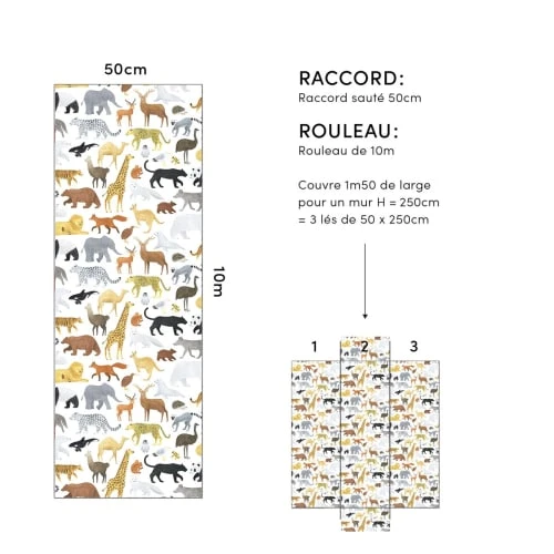 Lilipinso Papier Peint Animalia Multicolore 6 Lilipinso Papier Peint Animalia Multicolore – Image 4