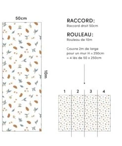 Lilipinso Papier Peint Autumnal Breeze Multicolore -Boutique KidKraft papier peint autumnal breeze multicolore 4