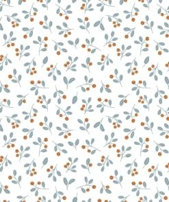 Lilipinso Papier Peint Berries Blanc