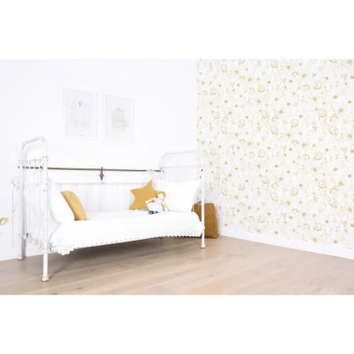 Lilipinso Papier Peint Bucolique Fleurs En Papier Moutarde 50cm X 10m 8 Lilipinso Papier Peint Bucolique Fleurs En Papier Moutarde 50cm X 10m – Image 6