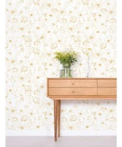 Lilipinso Papier Peint Bucolique Fleurs En Papier Rose 50cm X 10m -Boutique KidKraft papier peint bucolique fleurs en papier rose 50cm x 10m 3