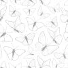 Lilipinso Papier Peint Butterflies Gris