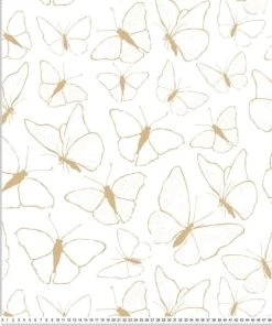 Lilipinso Papier Peint Butterflies Jaune -Boutique KidKraft papier peint butterflies jaune 3