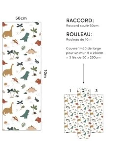 Lilipinso Papier Peint Cool Saurs Multicolore 11 Lilipinso Papier Peint Cool Saurs Multicolore -Boutique KidKraft papier peint cool saurs multicolore 3