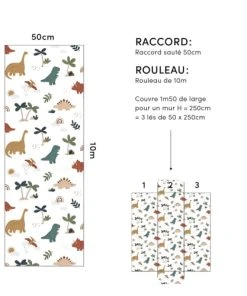 Lilipinso Papier Peint Cool Saurs Multicolore 13 Lilipinso Papier Peint Cool Saurs Multicolore -Boutique KidKraft papier peint cool saurs multicolore 5
