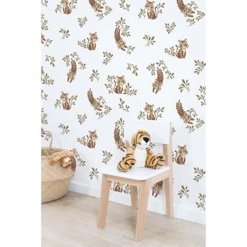 Lilipinso Papier Peint Cute Tiger Multicolore 4 Lilipinso Papier Peint Cute Tiger Multicolore – Image 2
