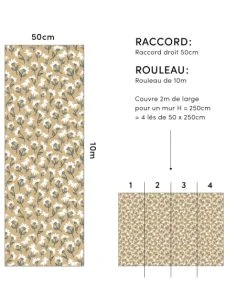 Lilipinso Papier Peint Dancing Daisies Multicolore -Boutique KidKraft papier peint dancing daisies multicolore 2