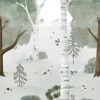 Lilipinso Papier Peint Décor Birch Forest L Vert -Boutique KidKraft papier peint decor birch forest l vert