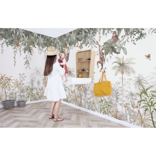 Lilipinso Papier Peint Décor "Gunung Palung" En Papier Marron 4m X 2,48m 5 Lilipinso Papier Peint Décor "Gunung Palung" En Papier Marron 4m X 2,48m – Image 3