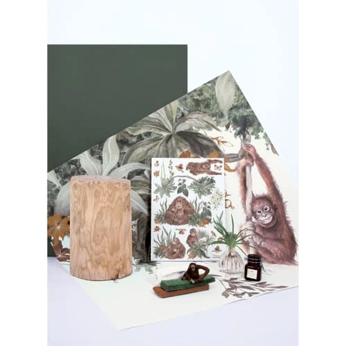 Lilipinso Papier Peint Décor "Gunung Palung" En Papier Marron 4m X 2,48m 6 Lilipinso Papier Peint Décor "Gunung Palung" En Papier Marron 4m X 2,48m – Image 4