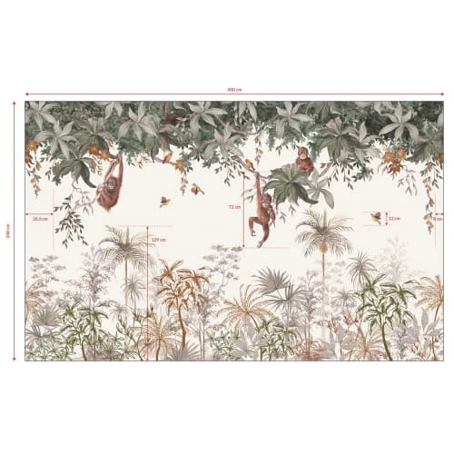 Lilipinso Papier Peint Décor "Gunung Palung" En Papier Marron 4m X 2,48m 7 Lilipinso Papier Peint Décor "Gunung Palung" En Papier Marron 4m X 2,48m – Image 5