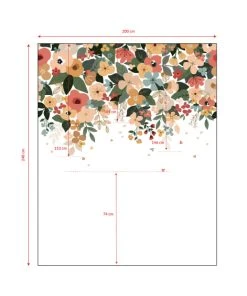 Lilipinso Papier Peint Décor Lush Flowers L Multicolore -Boutique KidKraft papier peint decor lush flowers l multicolore 2