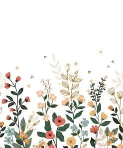 Lilipinso Papier Peint Décor Spring Blooming L Multicolore