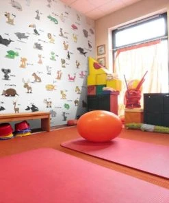 Artgeist Papier Peint Enfant Animaux Pour Kids Blanc Et Multicolore