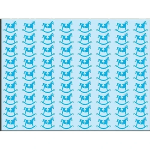 Artgeist Papier Peint Enfant Cheval à Bascule Motif Bleu 200x154 4 Artgeist Papier Peint Enfant Cheval à Bascule Motif Bleu 200x154 – Image 2