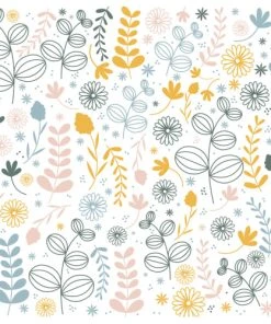 Acte Deco Papier Peint Enfant Cueillette - 255x250 - Multicolore