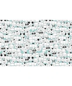 Acte Deco Papier Peint Enfant Les Anicool - 255x250 - Bleu -Boutique KidKraft papier peint enfant les anicool 255x250 bleu 3