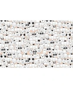 Acte Deco Papier Peint Enfant Les Anicool - 425x250 - Beige 10 Acte Deco Papier Peint Enfant Les Anicool - 425x250 - Beige -Boutique KidKraft papier peint enfant les anicool 425x250 beige 2