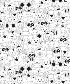 Acte Deco Papier Peint Enfant Les Anicool - 510x250 - Noir 10 Acte Deco Papier Peint Enfant Les Anicool - 510x250 - Noir -Boutique KidKraft papier peint enfant les anicool 510x250 noir 2