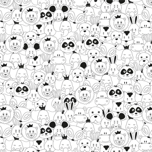 Acte Deco Papier Peint Enfant Les Anicool - 510x250 - Noir 5 Acte Deco Papier Peint Enfant Les Anicool - 510x250 - Noir – Image 3