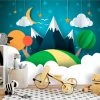 Artgeist Papier Peint Enfant Little Traveller Multicolore 100x70 -Boutique KidKraft papier peint enfant little traveller multicolore 100x70 1