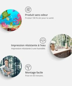 Artgeist Papier Peint Enfant Little Traveller Multicolore 100x70 -Boutique KidKraft papier peint enfant little traveller multicolore 100x70 4