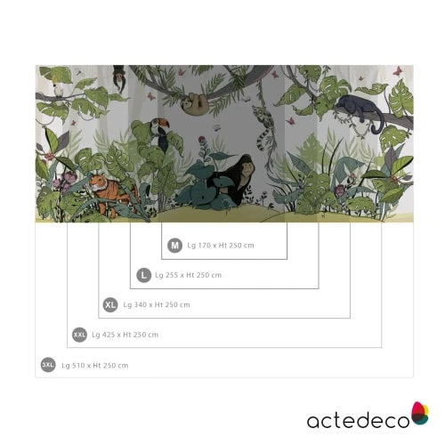 Acte Deco Papier Peint Enfant Panoramique - 425x250 - Multicolore 5 Acte Deco Papier Peint Enfant Panoramique - 425x250 - Multicolore – Image 3