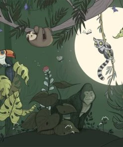 Acte Deco Papier Peint Enfant Panoramique Enfant Jungle Couleurs - 250x510 -Boutique KidKraft papier peint enfant panoramique enfant jungle couleurs 250x510 4