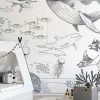 Acte Deco Papier Peint Enfant Panoramique Enfant Océan - 170x250 - Blanc -Boutique KidKraft papier peint enfant panoramique enfant ocean 170x250 blanc
