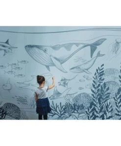 Acte Deco Papier Peint Enfant Panoramique Enfant Océan - 170x250 - Bleu