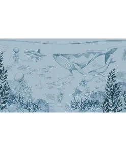 Acte Deco Papier Peint Enfant Panoramique Enfant Océan - 255x250 - Bleu -Boutique KidKraft papier peint enfant panoramique enfant ocean 255x250 bleu 2