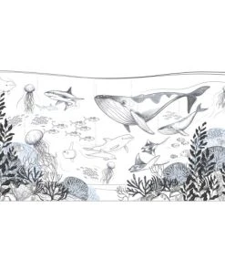 Acte Deco Papier Peint Enfant Panoramique Enfant Océan - 340x250 - Blanc -Boutique KidKraft papier peint enfant panoramique enfant ocean 340x250 blanc 2