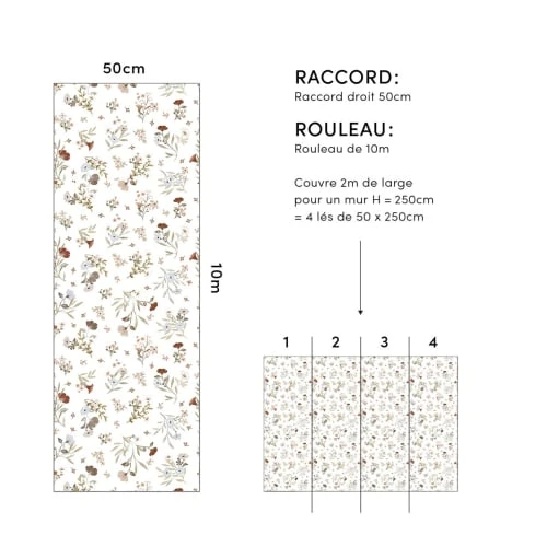 Lilipinso Papier Peint Floral Poetry Blanc 8 Lilipinso Papier Peint Floral Poetry Blanc – Image 6