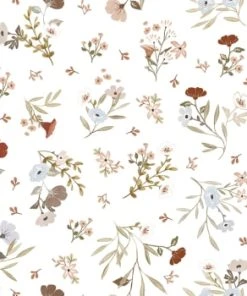 Lilipinso Papier Peint Floral Poetry Rose -Boutique KidKraft papier peint floral poetry blanc lilydale 1